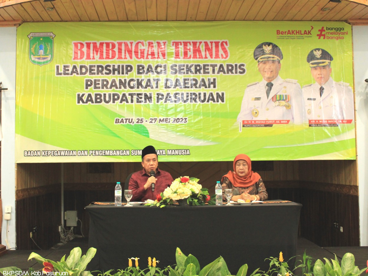 BIMBINGAN TEKNIS LEADERSHIP BAGI SEKRETARIS PERANGKAT DAERAH  PEMERINTAH KABUPATEN PASURUAN TAHUN 2023