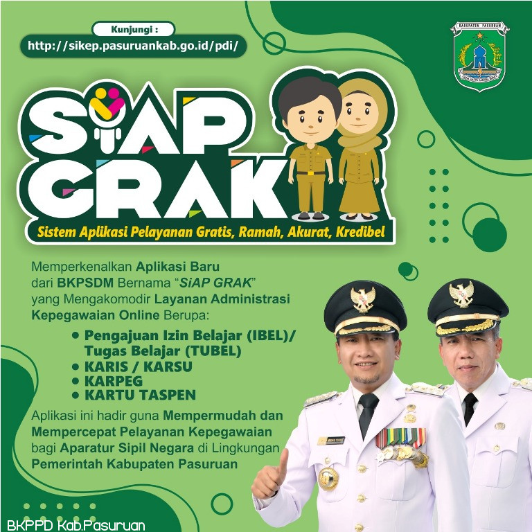 SiAP GRAK APLIKASI BARU DARI BKPSDM