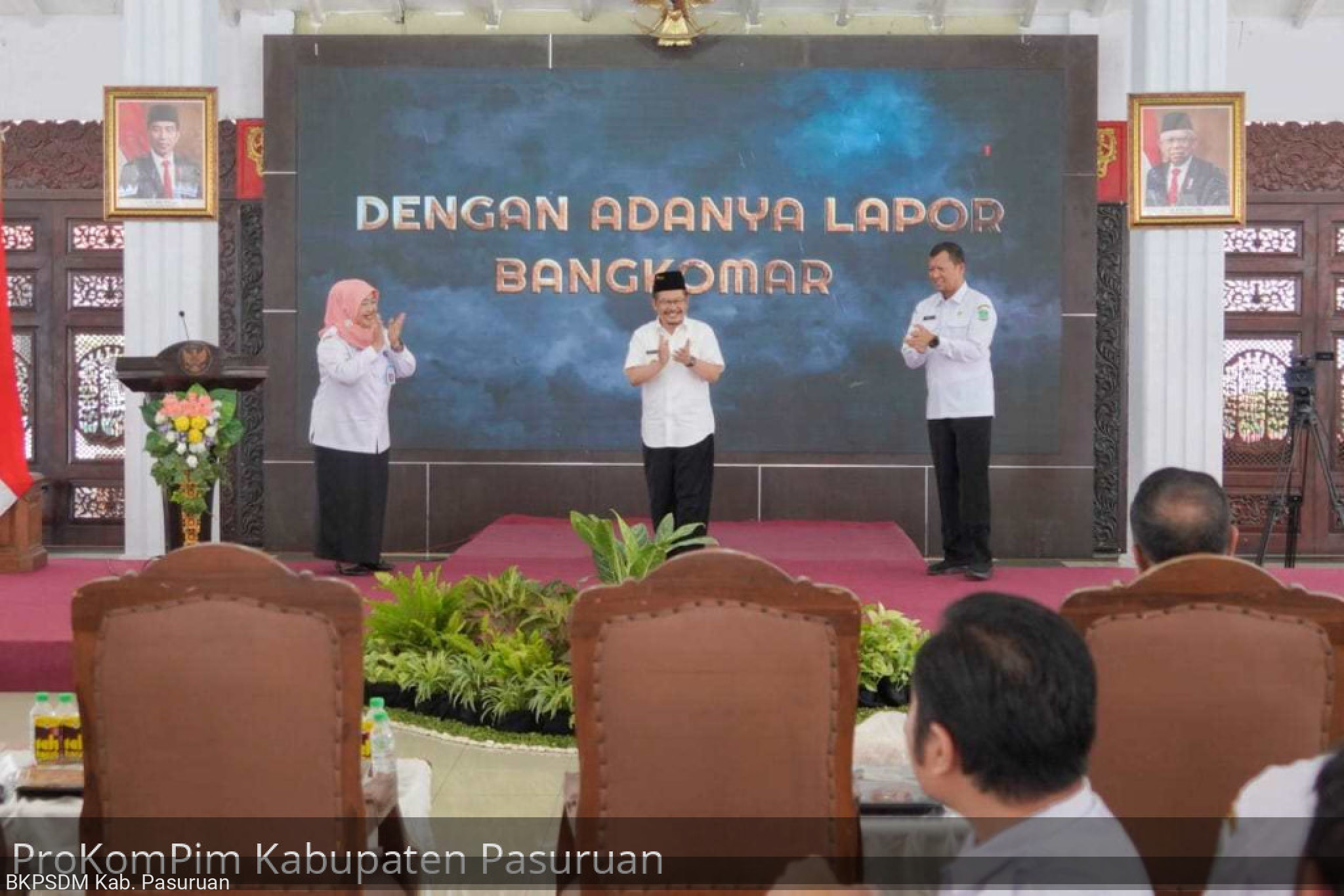 Launching Aplikasi LAPOR BANGKOMAR, Pj. Bupati Ajak ASN Kabupaten Pasuruan Terus Berinovasi